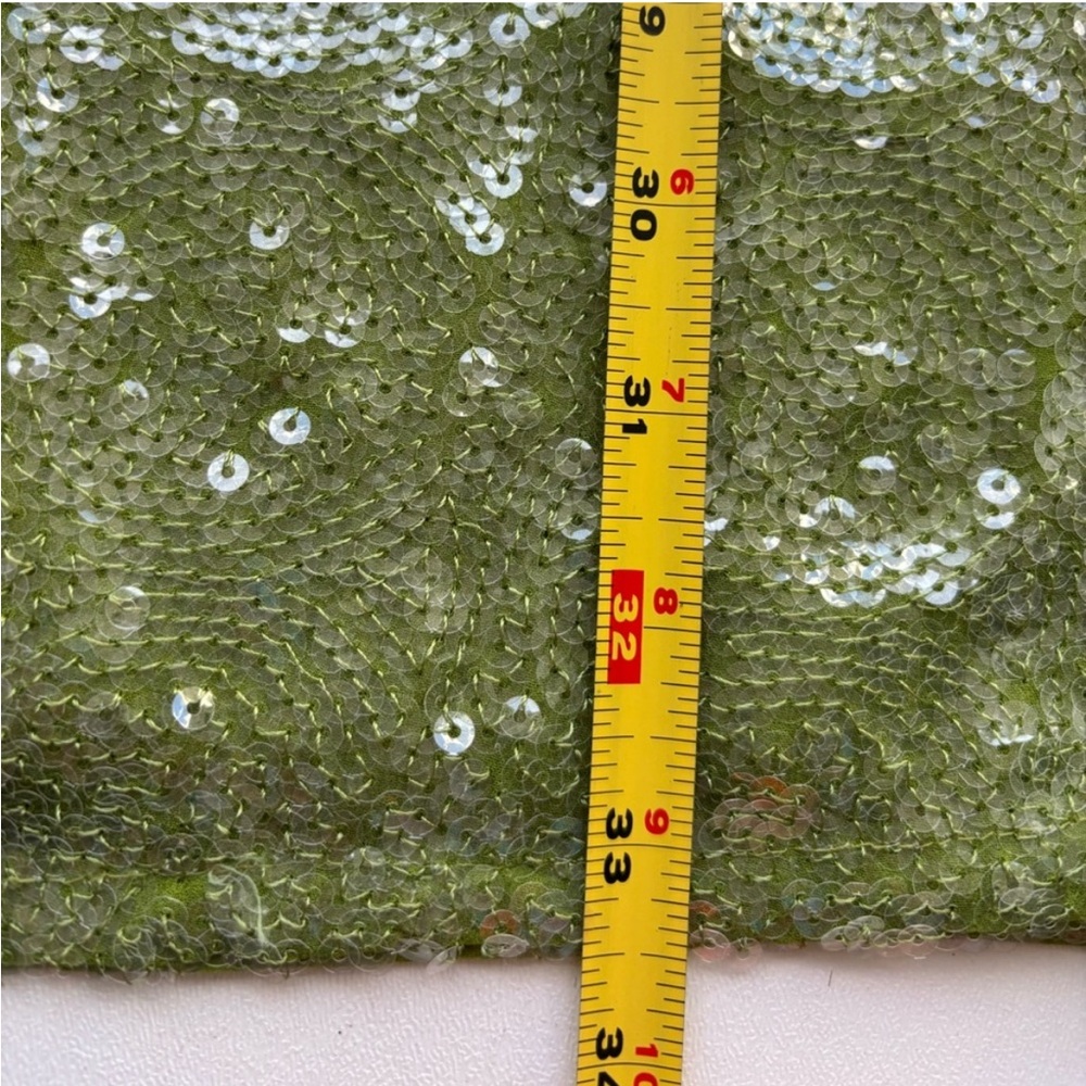 Alice + Olivia Green Sequin Mini Dress - Picture 6 of 10